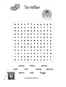 the weather word search-pic